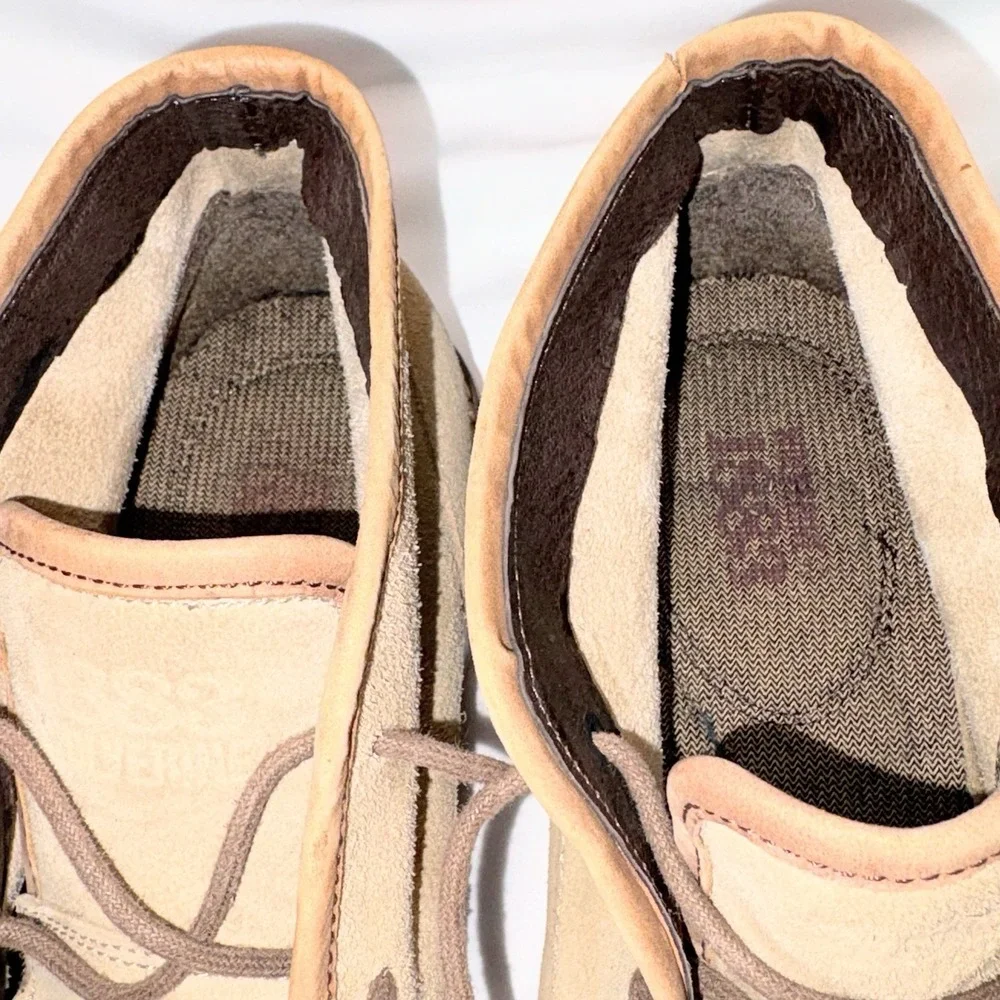 Wolverine 1883 Chukka Boots Mens Size 7.5 Beige Light Brown Suede‎ Leather